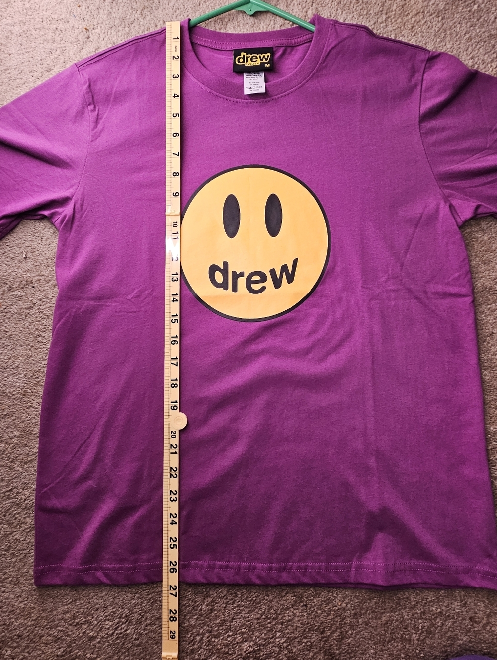 Drew House Mascot Purple T Shirt - Picture 5 of 6